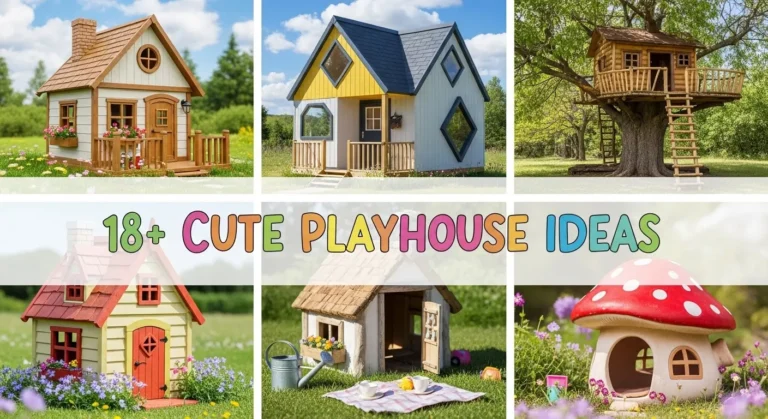 18+ Cute Playhouse Ideas That Will Transform Your Backyard Into a Magical Kingdom