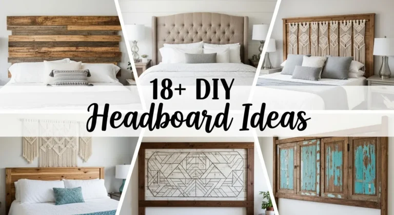 18+ DIY Headboard Ideas From Rustic to Modern Designs