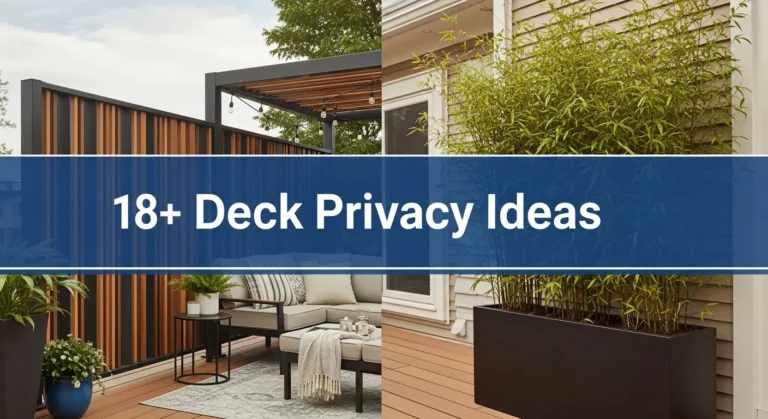 18+ Deck Privacy Ideas That Add Value to Your Home