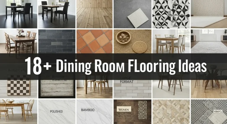 18+ Dining Room Flooring Ideas That Maximize Space