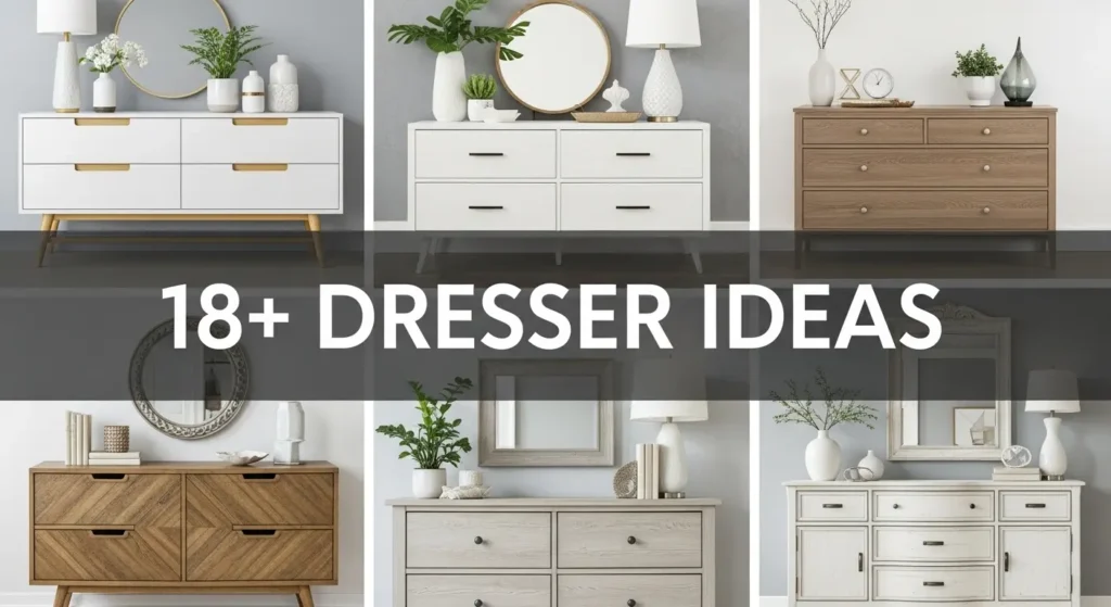 18+ Dresser Ideas From Vintage Charm to Modern Elegance
