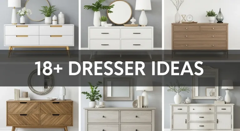 18+ Dresser Ideas From Vintage Charm to Modern Elegance