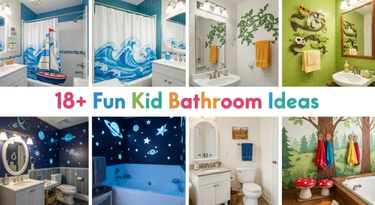 18+ Fun Kid Bathroom Ideas That Make Bath Time a Joy