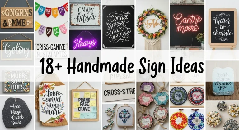 18+ Handmade Sign Ideas to Transform Your Home Decor