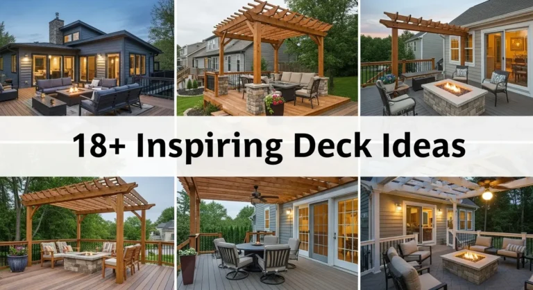 18+ Inspiring Deck Ideas for Small and Large Backyards