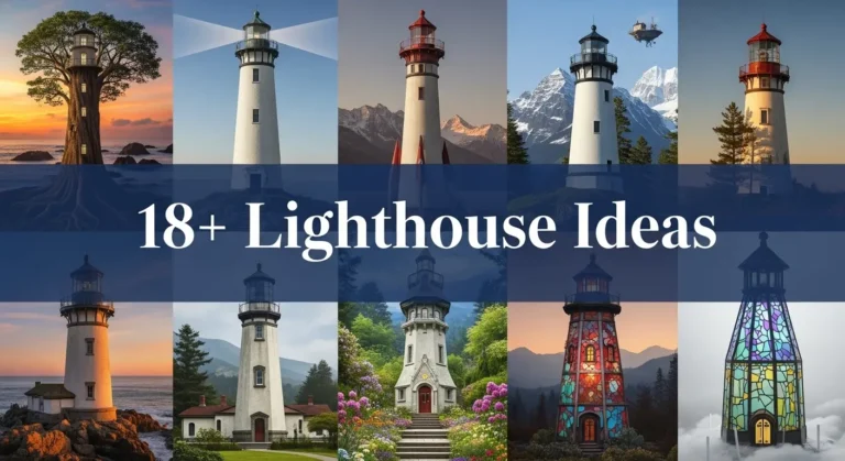 18+ Lighthouse Ideas From Garden Decor to Home Design Inspiration