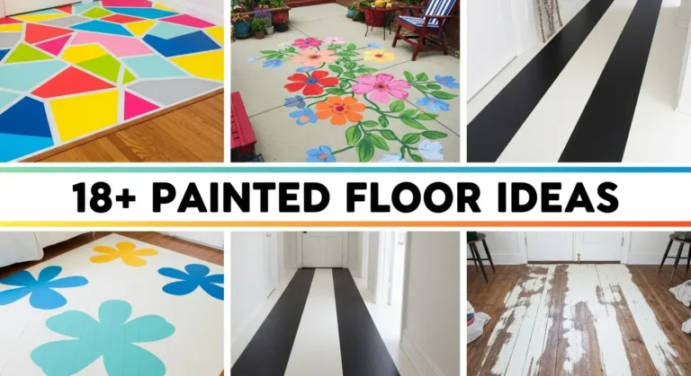 18+ Modern Painted Floor Ideas for Contemporary Homes