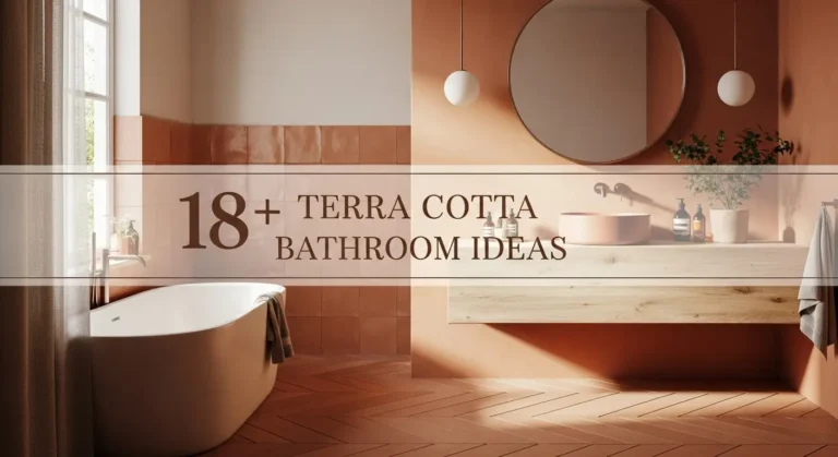 18+ Modern Terra Cotta Bathroom Ideas for Contemporary Homes