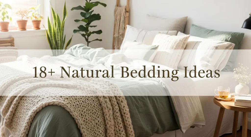 18+ Natural Bedding Ideas to Create Your Dream Sustainable Bedroom