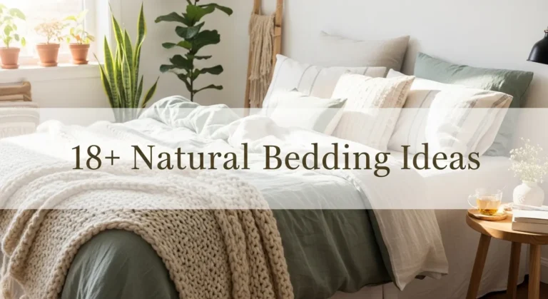 18+ Natural Bedding Ideas to Create Your Dream Sustainable Bedroom