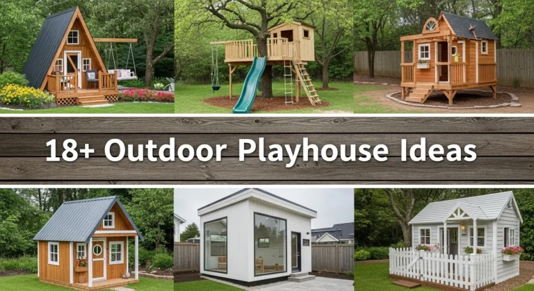 18+ Outdoor Playhouse Ideas That Kids Will Absolutely Love