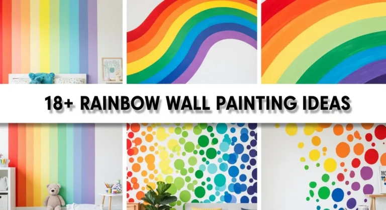18+ Rainbow Wall Painting Ideas Bring Joy and Color to Your Living Space