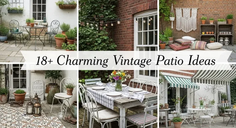 18+ Vintage Patio Ideas to Create Your Dream Retro Outdoor Oasis