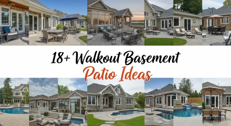 18+ Walkout Basement Patio Ideas to Maximize Your Home's Potential