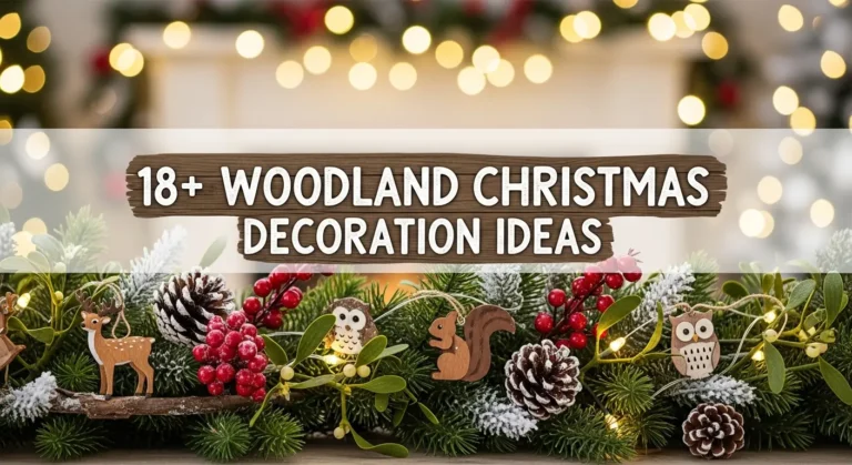 18+ Woodland Christmas Decoration Ideas for Small Spaces and Apartments