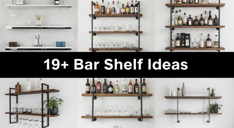 19+ Bar Shelf Ideas to Create the Perfect Home Bar Display