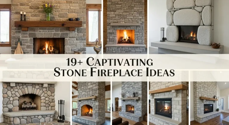 19+ Captivating Stone Fireplace Ideas to Create the Perfect Cozy Retreat