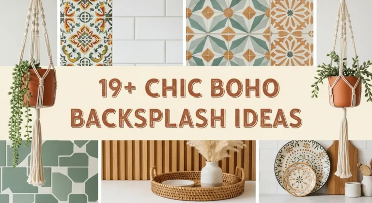 19+ Chic Boho Backsplash Ideas to Transform Your Kitchen Into a Bohemian Paradise