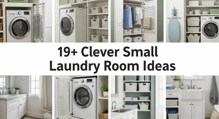 19+ Clever Small Laundry Room Ideas to Organize Your Compact Space