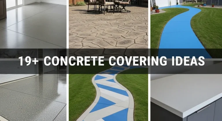 19+ Concrete Covering Ideas That Hide Ugly Surfaces and Add Style