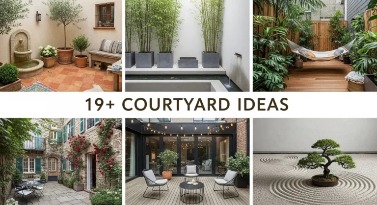 19+ Courtyard Ideas to Transform Your Outdoor Space Into a Private Oasis