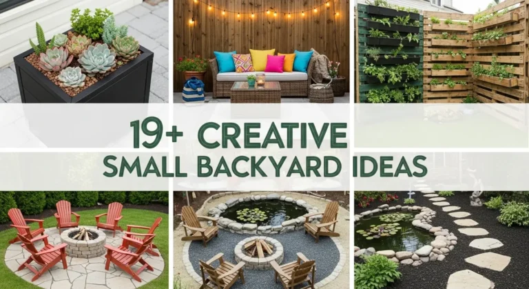 19+ Creative Small Backyard Ideas for Maximum Impact