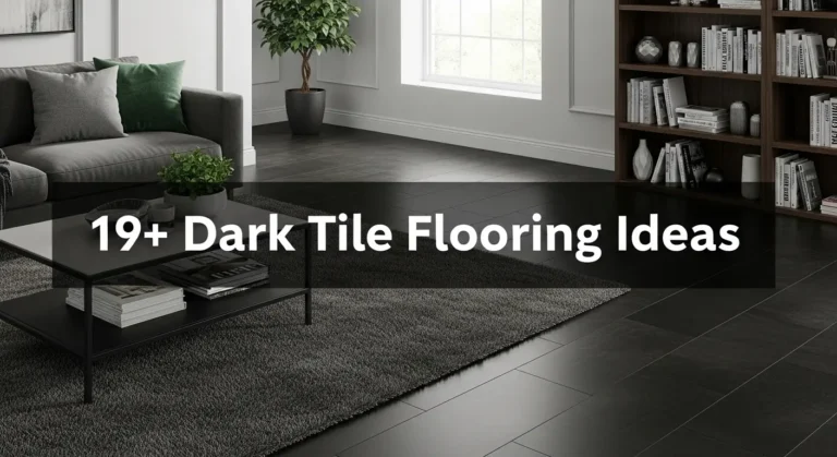 19+ Dark Tile Flooring Ideas for Bold Interior Design