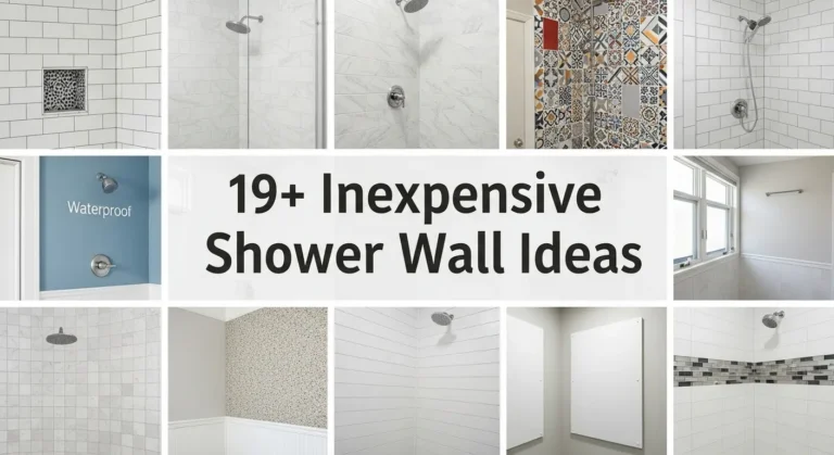 19+ Inexpensive Shower Wall Ideas with Rustic Charm