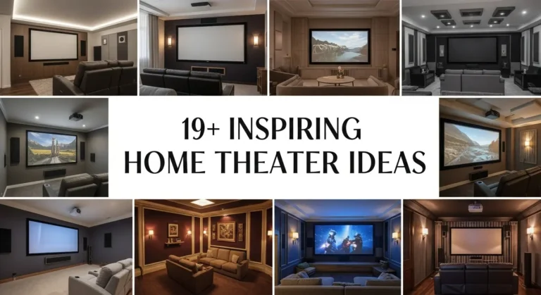 19+ Inspiring Home Theater Ideas to Create Your Personal Cinema Paradise