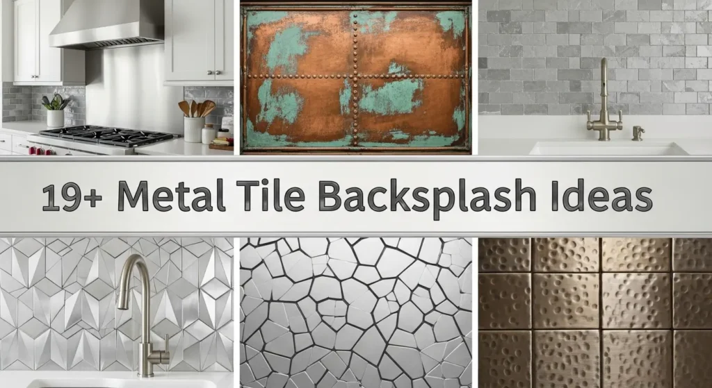 19+ Metal Tile Backsplash Ideas to Transform Your Kitchen