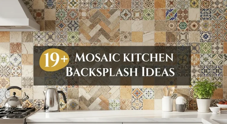 19+ Mosaic Kitchen Backsplash Ideas That Add Instant Character and Charm