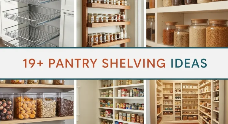 19+ Pantry Shelving Ideas for Small and Large Kitchens