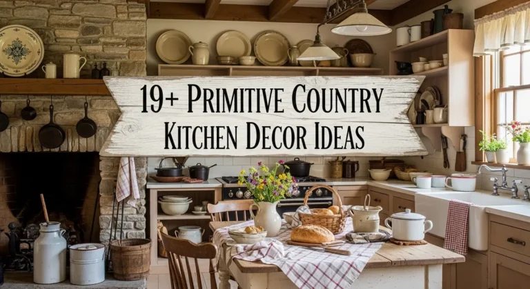 19+ Primitive Country Kitchen Decor Ideas That'll Transform Your Cooking Space
