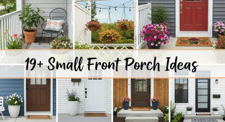 19+ Small Front Porch Ideas for Maximum Impact