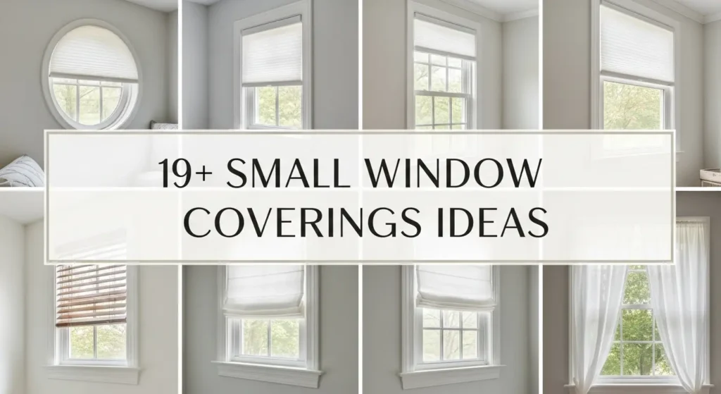 19+ Small Window Coverings Ideas That Provide Maximum Privacy