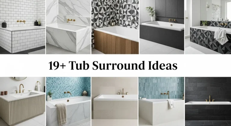 19+ Stunning Tub Surround Ideas to Transform Your Bathroom