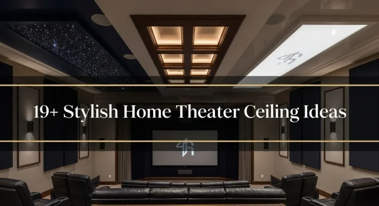 19+ Stylish Home Theater Ceiling Ideas That Create Cinema Magic