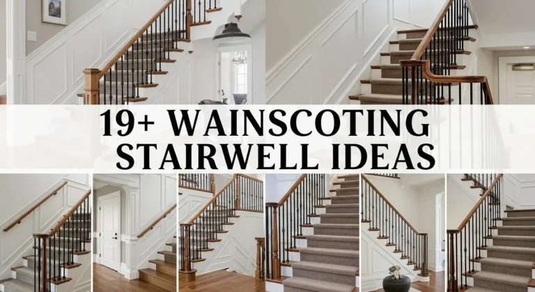 19+ Wainscoting Stairwell Ideas That Add Character and Value to Your Home