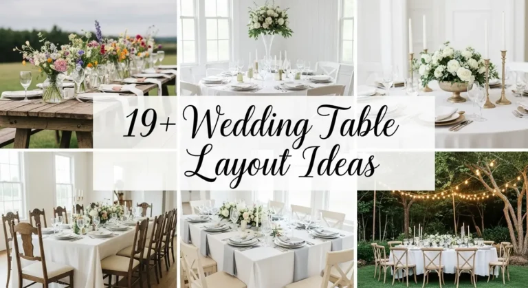 19+ Wedding Table Layout Ideas for Every Venue Size and Style