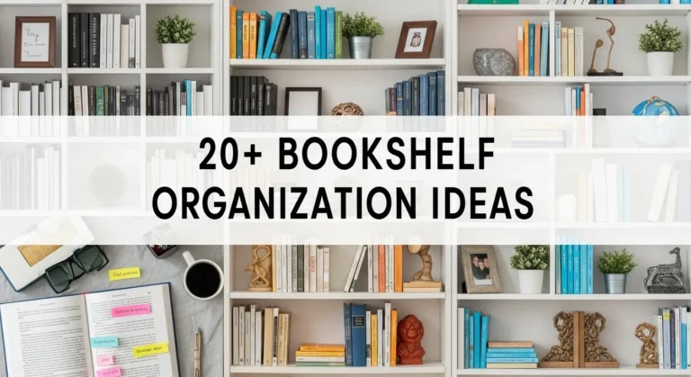 20+ Bookshelf Organization Ideas to Transform Your Home Library