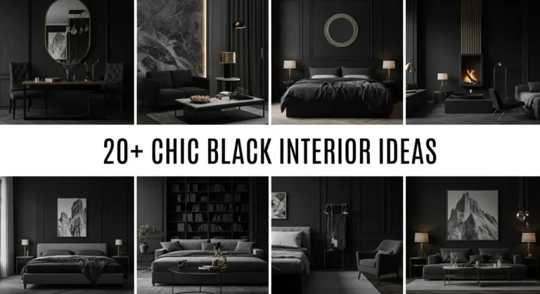 20+ Chic Black Interior Ideas with Gold Accents for Glamorous Appeal
