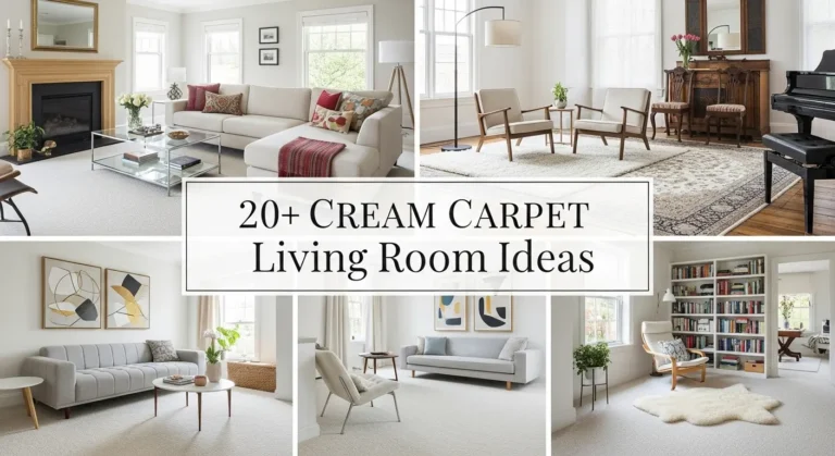 20+ Cream Carpet Living Room Ideas That Never Go Out of Style