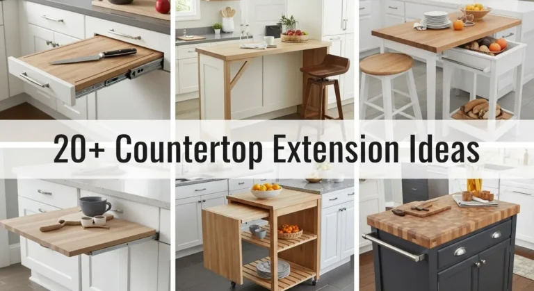 20+ Creative Countertop Extension Ideas to Maximize Your Kitchen Space