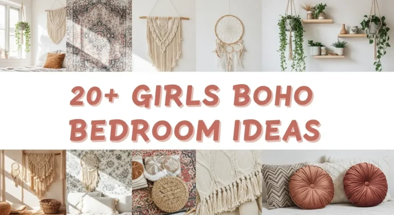 20+ Dreamy Girls Boho Bedroom Ideas for a Magical Space