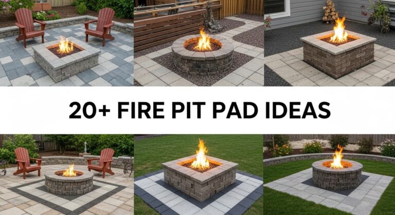 20+ Fire Pit Pad Ideas That Will Make Your Outdoor Space Shine