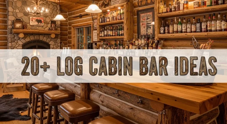 20+ Log Cabin Bar Ideas to Transform Your Home Into a Cozy Retreat