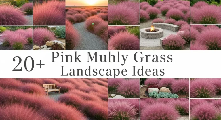 20+ Pink Muhly Grass Landscape Ideas That Create Stunning Fall Displays