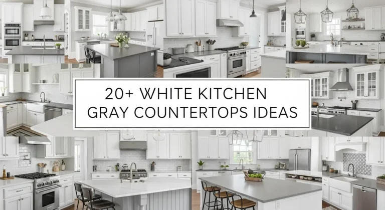20+ White Kitchen Gray Countertops Ideas That Never Go Out of Style