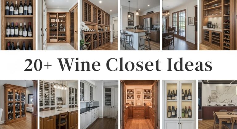 20+ Wine Closet Ideas to Create Your Dream Home Wine Storage
