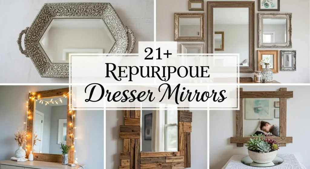 21+ Creative Ways to Repurpose Dresser Mirrors Into Stunning Home Decor